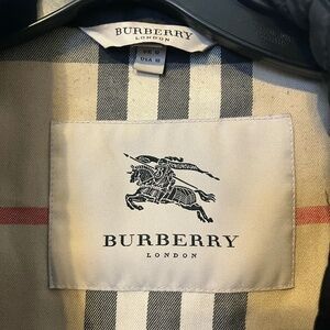 traditional Burberry trench coat
